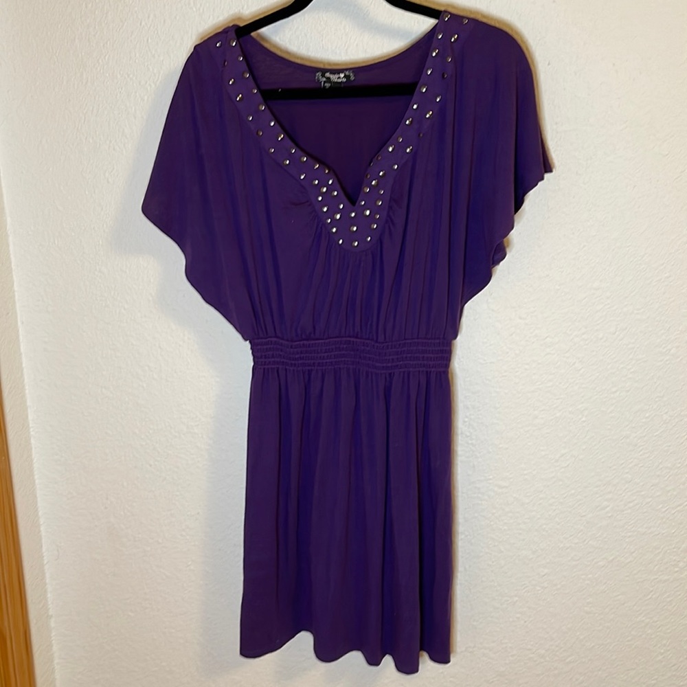 Purple dress